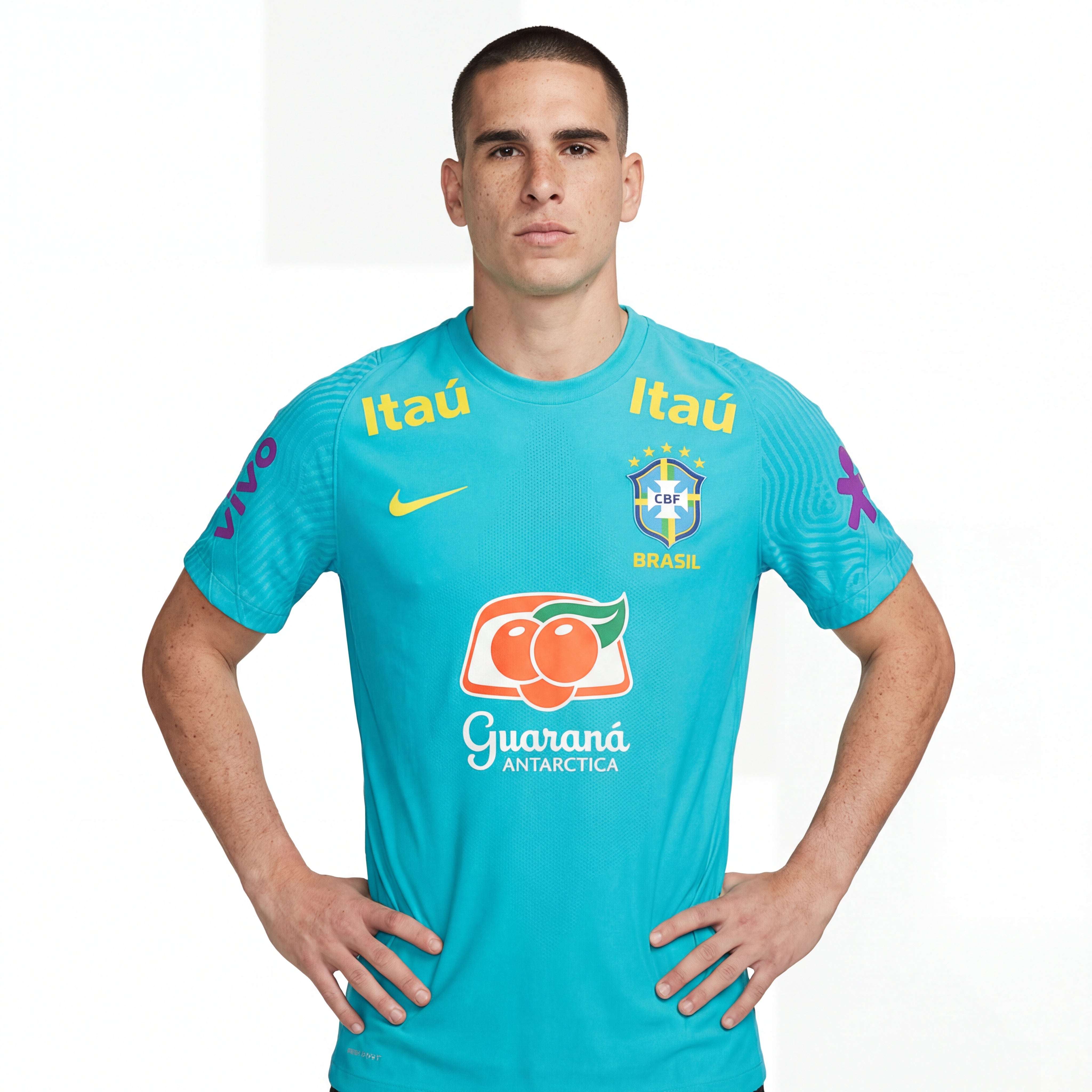 Nike Trainingsjersey Brasilien - Blau