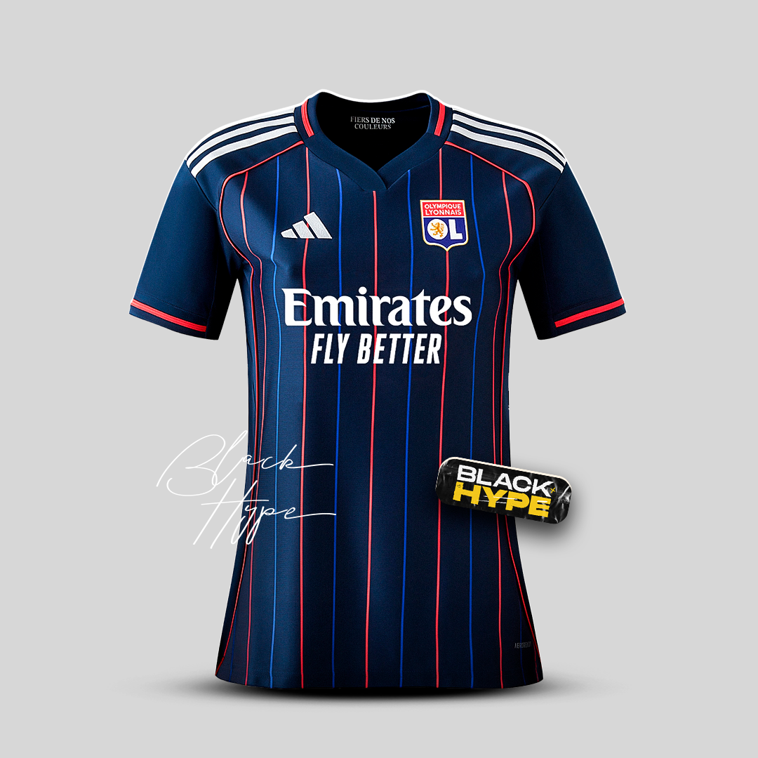Trikot Feminina Lyon 25/26 Auswärts