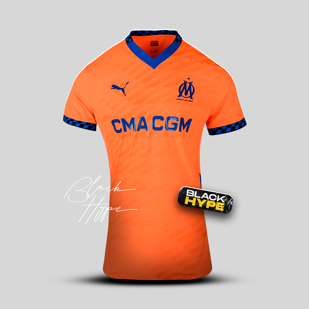 Trikot Feminina Olympique Marseille 24/25 Dritter