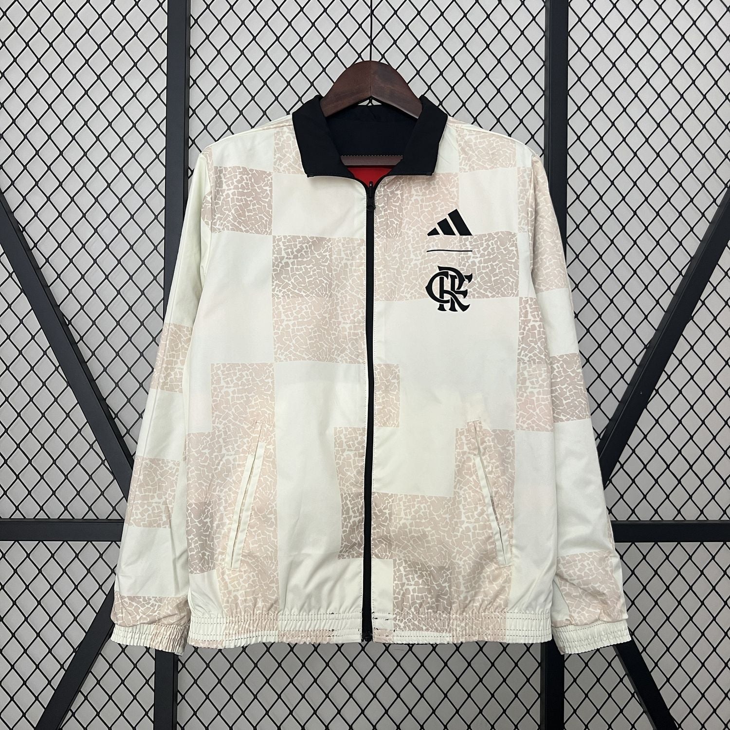 Windbreaker Flamengo - Preto e Vermelho