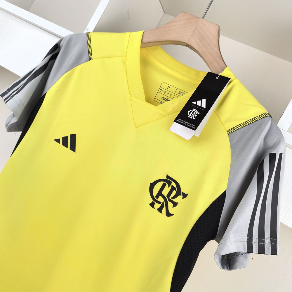Jersey 24∕25 Flamengo Treino Feminino - Amarelo