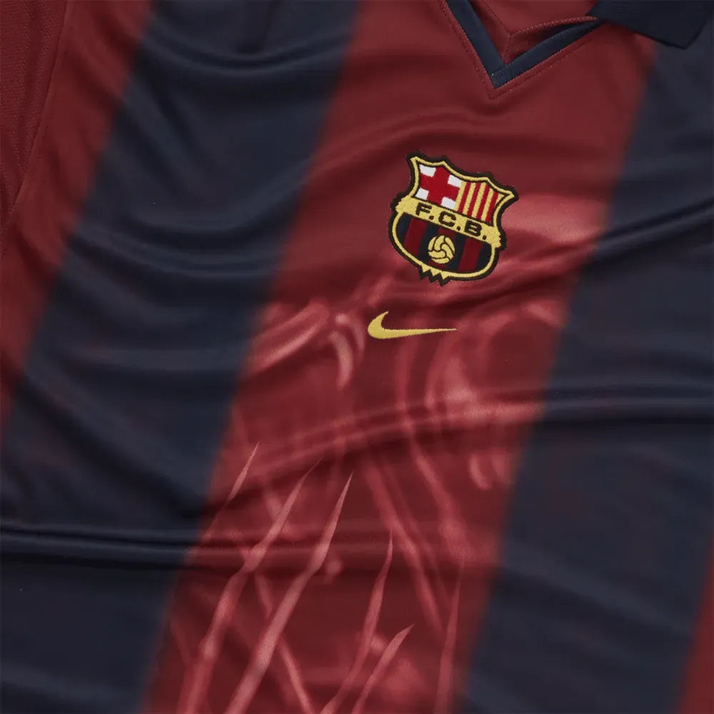 Jersey Barcelona x Travis Scott Retro 2000/01 Home Skeleton