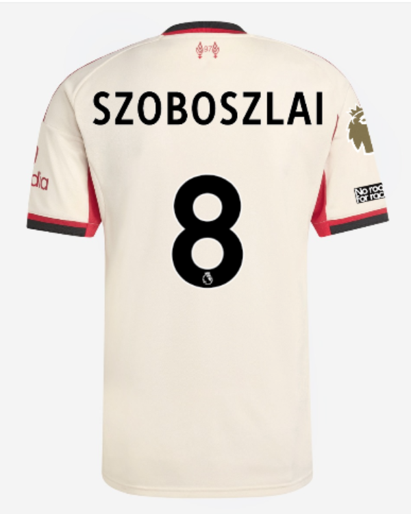 Trikot Liverpool 25/26 Auswärts #8 SZOBOSZLAI 