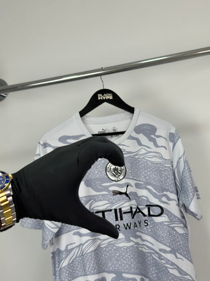 Jersey Manchester City “Ano do Dragão de Madeira” 24/25 s/n° Torcedor Masculina - Gray