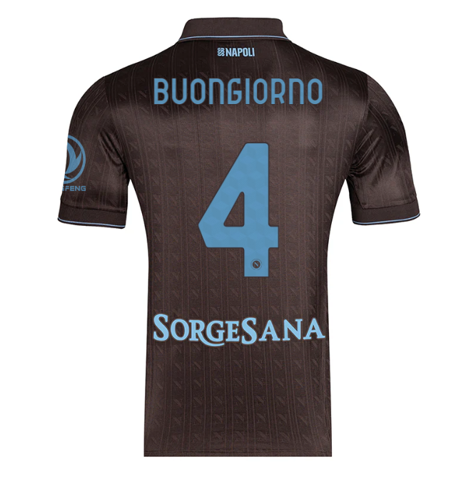 Jersey Napoli 25/26 Third #4 Buongiorno