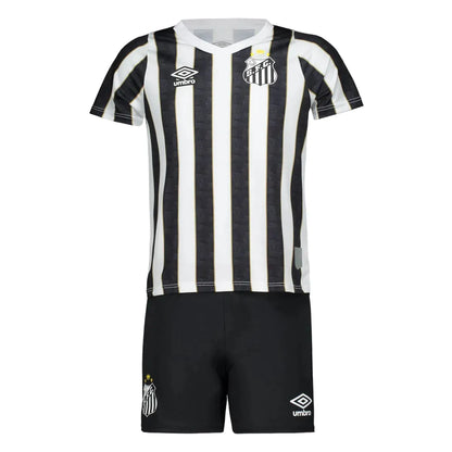 Kids Santos II 24/25 - Branco e Preto